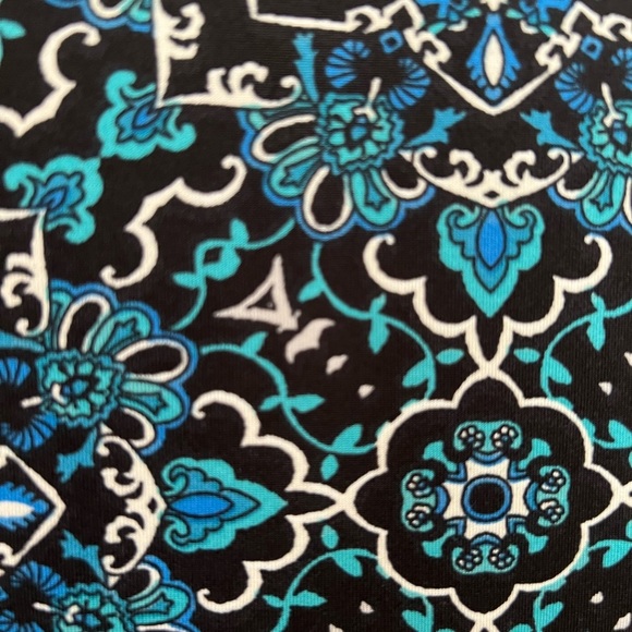 Bleeker & McDougal Womens Blue Patterned Top Cottagecore Grandmacore 1X Mandala - Picture 8 of 12